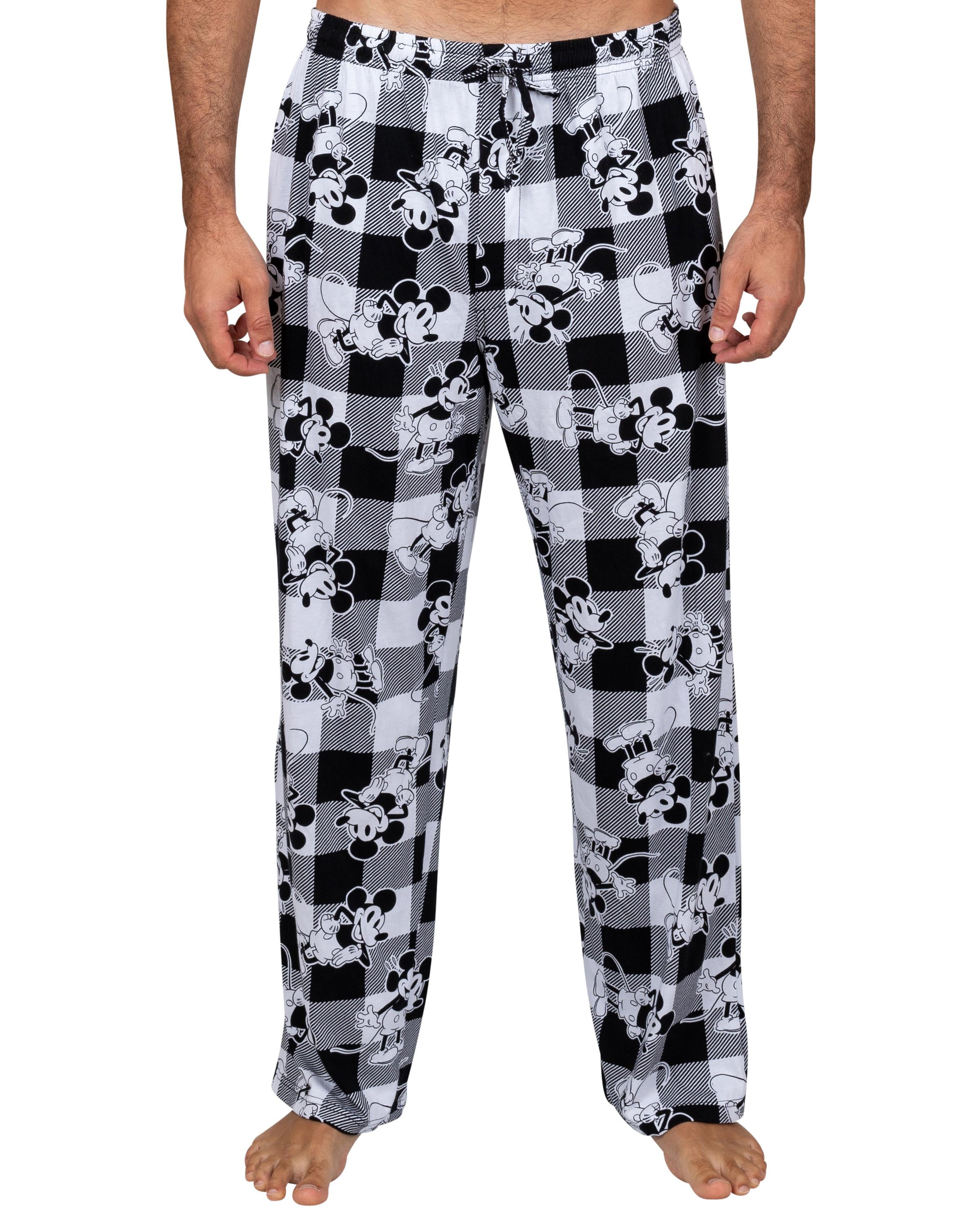 New Disney Store Mickey Mouse Plaid Mens Pajama Lounge Pants Good store ...