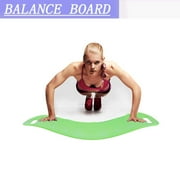 2PCS Wobble Balance Board - Video Exercises Included - Perfect for Exercise, Fitness and Physical Therapy - Improve Balance, Tone Muscles & Strengthen Core-Green