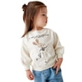 thumbnail image 2 of Kids Toddler Baby Girls Spring Fall Animal Print Sweatshirts Cotton Casual Crew Neck Long Sleeve Tops Pullover Sweater Shirt Size 5-6T, 2 of 6