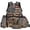 American Flag Deer, variant on Pzuqiu Galaxy Dragon Boys Backpack with Lunch Box Water Bottle Bag Kawaii Backpacks for School Boys with Adjustable Shoulder Strap, 4 pcs Kawaii Large Capacity Student Bag