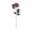 Red, variant on 15.7 in. Halloween Scary Skull Roses — Dark Red Blooms with Haunted Shadows, Halloween Decorations for Halloween Parties & Trick or Treat Nights for Halloween with spooky setups