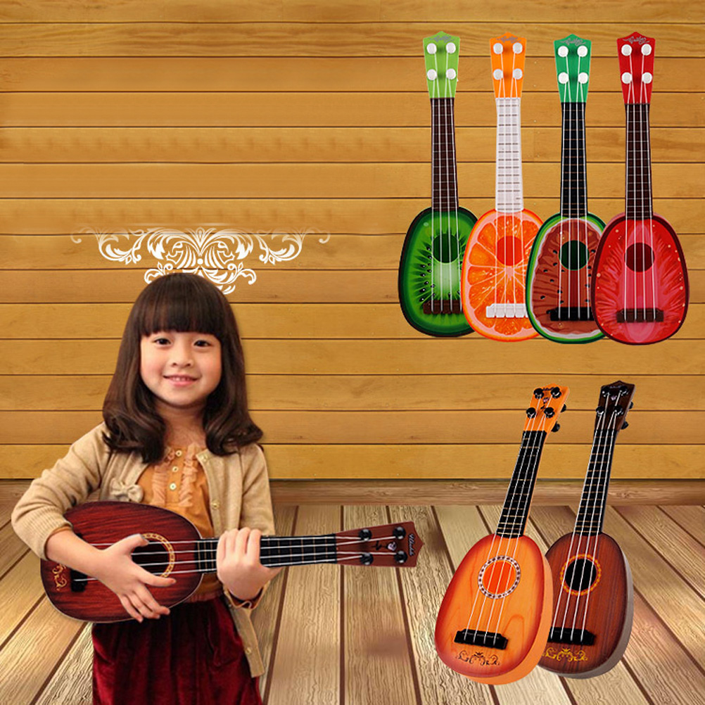 Enfants Ukulélé Réglable Mini-Guitare Pédagogique Fruit Instrument