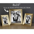 thumbnail image 6 of Icona Bay 8x10 Gold Picture Frame, Glam Style, 1 Pack, Elegante Collection (US Company), 6 of 6
