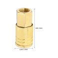 thumbnail image 2 of unbranded 6Ud Fitting De Aire Para Manguera Rosca 1 4 Npt Fácil Y Resistente Dorado, 2 of 8