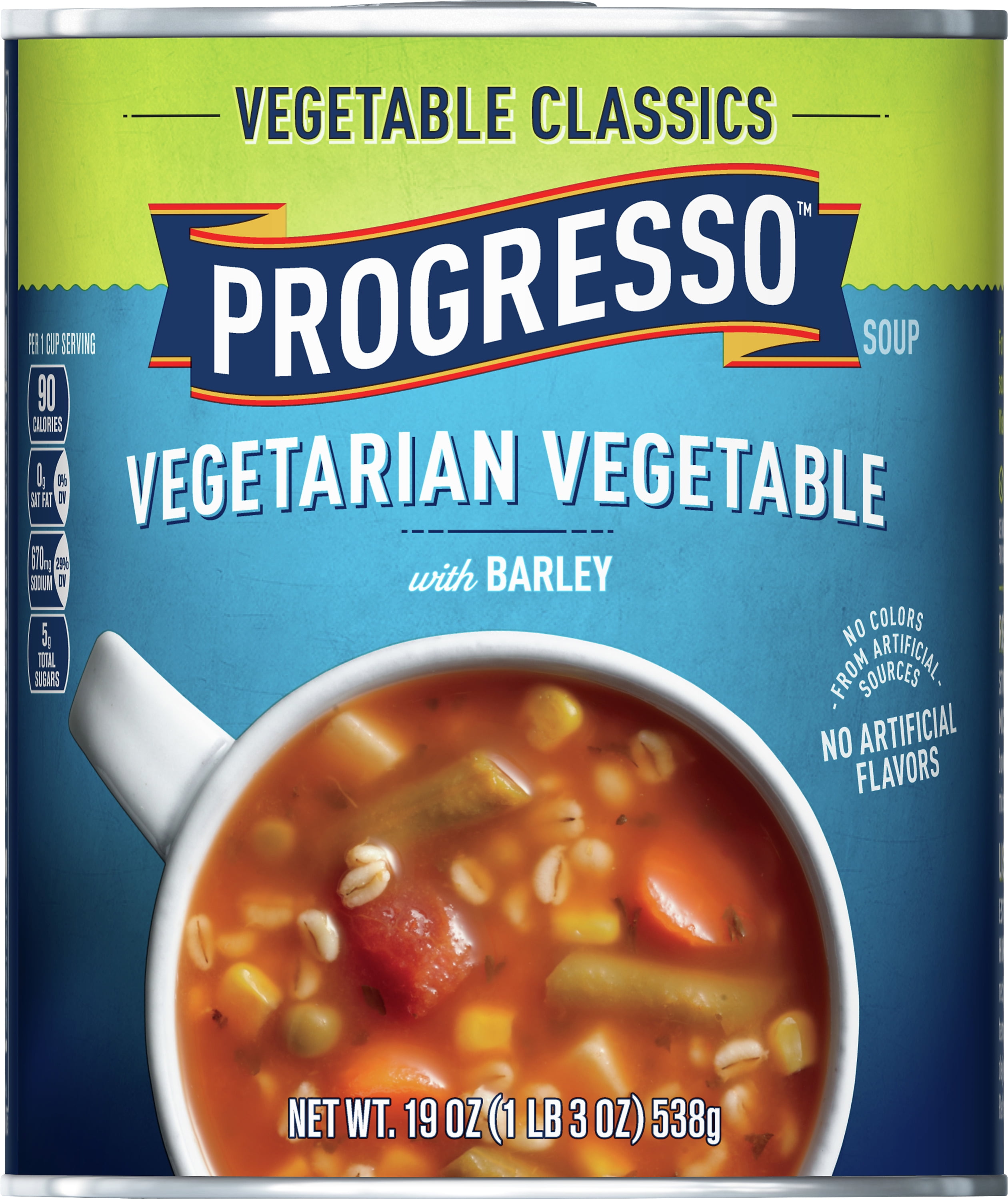 Progresso Vegetable Classic, Vegetable and Barley Soup