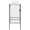 Black, variant on vidaXL Fence Gate Metal Fence Post Garden Gate for Outdoor Patio Lawn Steel