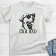 thumbnail image 2 of Lab Dad T-shirt, Unisex Men's Shirt, Labrador Retriever, Lab Owner, Best Dog Dad Gift, Heather Ash, Large, 2 of 6