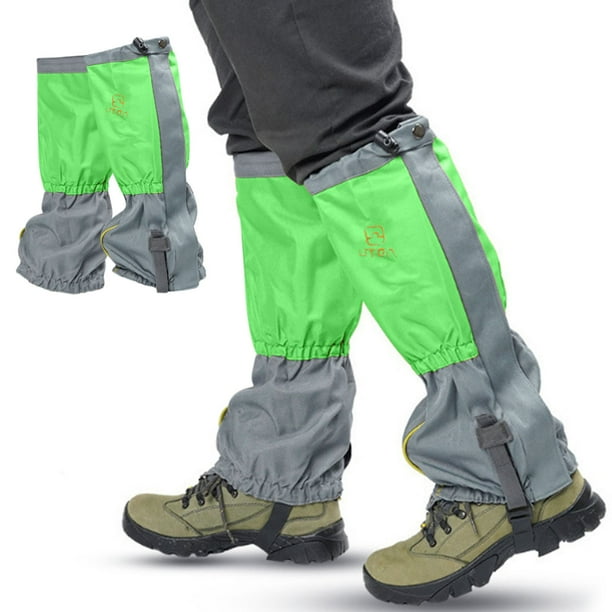Cubrebocas para nieve para montañismo al aire libre, cubrebocas para raquetas de nieve para hombres y mujeres, cubrebotas impermeables para niños, calentadores de piernas y calzado para el desierto.