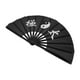 thumbnail image 3 of Tai Chi Fan Multi Plastic Foldable Fan for Craftsmanship Detail and Party Use, 3 of 5