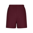 thumbnail image 4 of Timegard 2 Piece Sets for Women Summer Short Sleeve V Neck Tops Shorts Casual Loose Oversized Ribbed Knit Outfits, 4 of 9