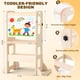 thumbnail image 3 of Banco Escalón Plegable para Cocina Infantil Woodure 4 en 1 con Pizarra Blanca, 3 of 7