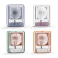 thumbnail image 3 of Yuarrent Ventilador de escritorio Enfriador de aire Dispositivo de enfriamiento Silencioso Sin ruido Funcionamiento con Conveniencia Niebla Electrodomésticos Blanco Yuarrent HA081078-02B, 3 of 6