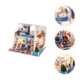 thumbnail image 2 of 1 juego de casa de bricolaje, modelo de juguete con temática marina, casa de modelo para ensamblar, juguete creativo de bricolaje, 2 of 8
