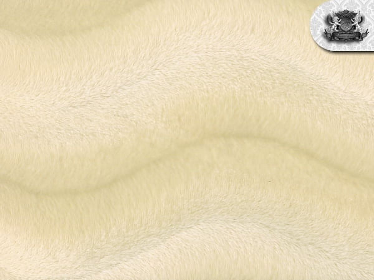 Heavy Duty Faux Fur Fabric – Sherpa Sheepskin Shearling Look, 60 Inches Wide, Sold By The Yard