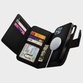 thumbnail image 1 of Caseco Mag-Safe iPhone 13 Pro Leather Wallet Case - Sunset Blvd - Purple, 1 of 5