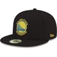 thumbnail image 3 of New Era NBA Golden State Warriors 59FIFTY Fitted Cap - Black, 3 of 3