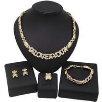 JoeytheJewelryNY HUGS &KISSES I love you set gold Plated #47