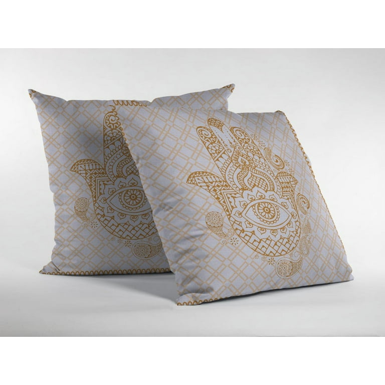 Gold throw pillows discount walmart