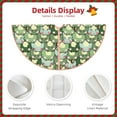thumbnail image 3 of Sikiie Cute Frog Nativity Christmas Tree Skirt, Jesus Christian Winter Holiday Tree Mat Decoration(30-48IN)48", 3 of 6