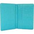 thumbnail image 2 of PU Leather Passport Holder, Blue TR1240BL, 2 of 3