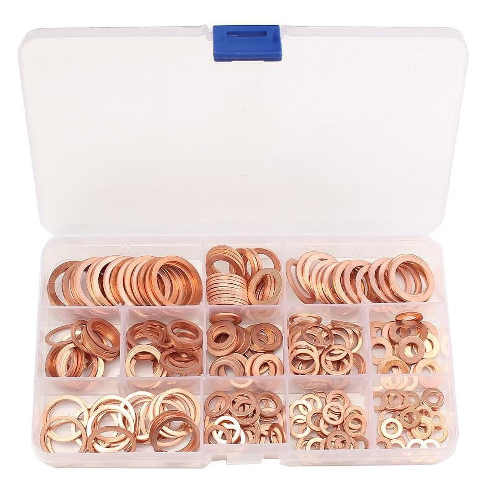 Phyun 280x Engine Oil Drain Plug Copper Crush Washer Plug Seal Ring Gasket 12 Sizes US