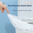 thumbnail image 3 of Tdxkok Disposable Toilet Seat Covers 10-Pack – No-Wash Hygienic Barrier Waterproof & Leak-Proof Portable for Travel & Public Restrooms Fresh Printed Design, 3 of 11
