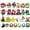 Color8, variant on 25 Pcs Mario Cartoon Charms for Boys Girls Charms Pack Cute Pins Accessories Cartoon Charms for Shoes Clogs Slides Bracelet Wristband Shoe Decoration