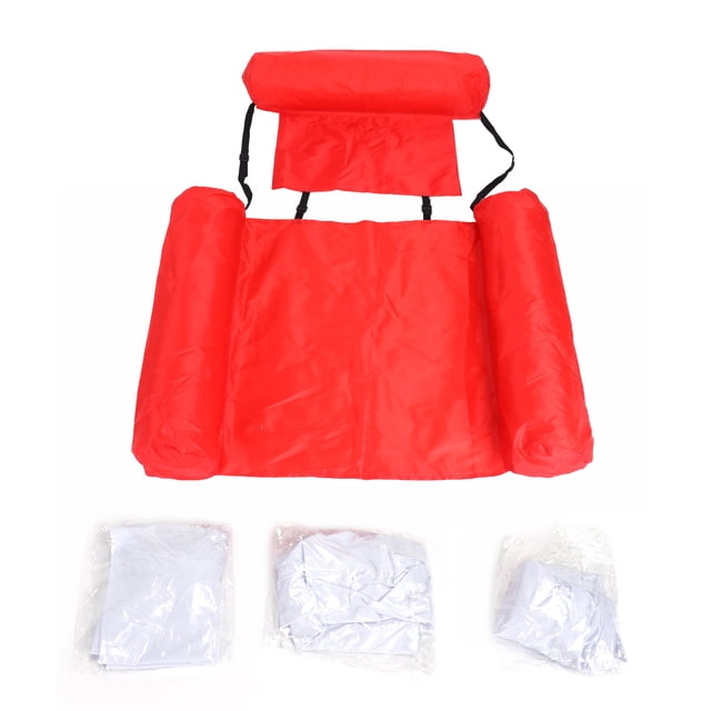 Hamaca Inflable Jadeshay Flotante Plegable PVC Rojo