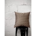thumbnail image 1 of KOSSMAI Housses de Coussin Carrées Décoratives & Insert 17 Pouces X 17 Pouces Marron, 1 of 6