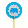 thumbnail image 2 of Darling Souvenir, Elephant Cupcake Toppers, Birthday/ Baby Shower Party Dessert Decorations - Pack Of 20, 2 of 3