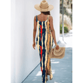 thumbnail image 3 of Women Summer Long Dress Casual Slip Sexy Slim Sleeveless Bodycon Maxi Dresses for Women Colorful 2XL, 3 of 7