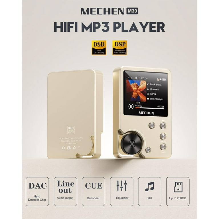 MECHEN M30 HIFI MP3プレーヤー MECHEN M30 Portable Digital Audio Hi-fi Player / Lossless DSD High