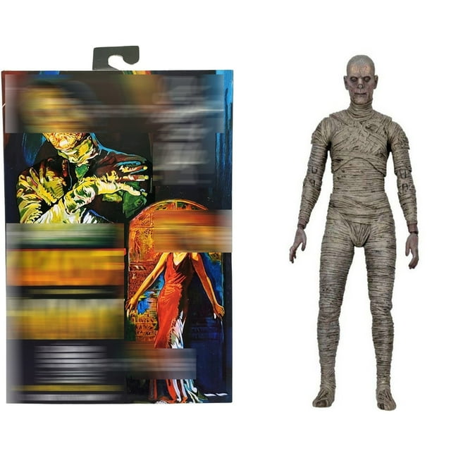 (2 Pack) Halloween Poseable Action Figure Model Kit - Collectible Sculpture for Display Decoration and Ideas