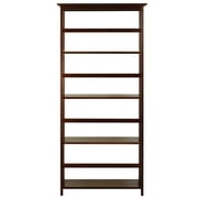 Casual Home Mission Style 5-Shelf Bookcase, Walnut