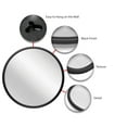 thumbnail image 6 of Infinity Instruments Nera Black Round Modern 22-inch Wall Mirror, 6 of 7