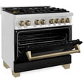 thumbnail image 6 of Zline Raz-Blm-36-Cb Autograph Edition 36" Wide 4.6 Cu. Ft. Free Standing Dual Fuel Range -, 6 of 7