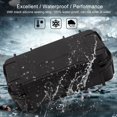 thumbnail image 3 of Instrument Tool Box, Pressure Resistant Waterproof Hard Carry Case Durable Double Layer Impact Resistant for Camping(Double Waterproof Compartment, Black), 3 of 5