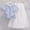 A39 Blue, variant on Kids Girls Two Piece Outfit Ruched Layered Look Short Sleeve T Shirt Top And Tiered Bowknot Long Skirt Set Children Casual Summer Clothes Tween Sweet Playwear Suit