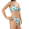 thumbnail image 1 of Maillot de Bain 2 Pcs pour Femmes, Bas de Bikini Rehausseur Rembourré à Imprimé Floral, 1 of 4