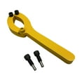 thumbnail image 1 of Llave de tuercas de prensaestopas ajustable de 2 mordazas, llave de tuercas de prensaestopas profesional con tornillos amarillos, 1 of 8