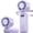 Purple, variant on Portable Turbo Fan with Ice Cooler, Speed (1-199) Rechargeable Personal Fan[20000 RPM] Small Pocket Fans for Travel/Outdoor/Home/Office, Purple