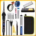 thumbnail image 1 of Nouveau Fer à Souder Électrique 60W Température Réglable Tête de Fer à Souder Remplaçable Kit de Soudure Stylo, 1 of 6