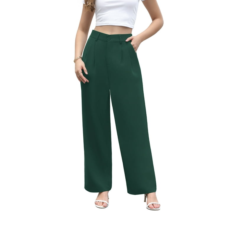 Uvplove Women's Work Trousers Loose Wide Leg Business Pants Uvplove Women's Work Trousers Loose Wide Leg Business Pants