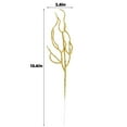 thumbnail image 2 of Gustave 10pcs Christmas Glitter Leaves Picks Artificial Spray Leaf Picks 13.6 Inchs Tree Stems Branches Ornament for DIY Xmas Tree Garland Wreath Centerpiece Holiday Decor "Gold", 2 of 7