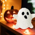 thumbnail image 3 of Halloween Ghost Plush Pillow, Cute Ghost Shaped Cushion Soft Ghost Decorative Throw Pillow For Fall Halloween Home Sofa Indoor Party Decor(White-10.62"), 3 of 5