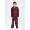 thumbnail image 2 of Harry Potter Gryffindor Pajama Shirt and Pajama Pants Sleep Set Plaid Little Kid to Big Kid, 2 of 5