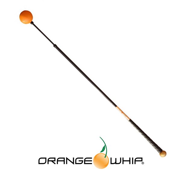 Orange Whip Midsize Golf Swing Trainer; Rhythm, Flexibility, & Strength