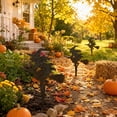thumbnail image 4 of Halloween Iron Ground Stake, Metal Porch Ornament, Spooky Yard Decor, Inserts Firmly into Soil and Resists Outdoor Weather for Flower Bed, Garden Path, and Lawn Display., 4 of 7