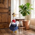 thumbnail image 6 of AZXY Porch Goose Outfit, 23" Porch Goose Clothes for Lawn Yard & Patio Decoration, Goose Clothing for Cement Plastic Lawn Goose Statue,Goose Clothes for Garden Porch Goose Figurine,Outdoor Home Decor, 6 of 8