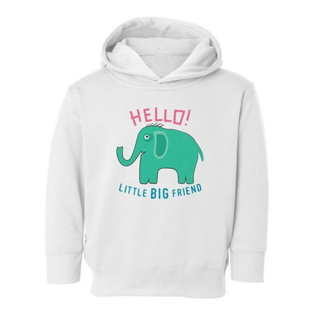 

Hello Little Big Friend Hoodie Toddler -Image by Shutterstock 5 Toddler